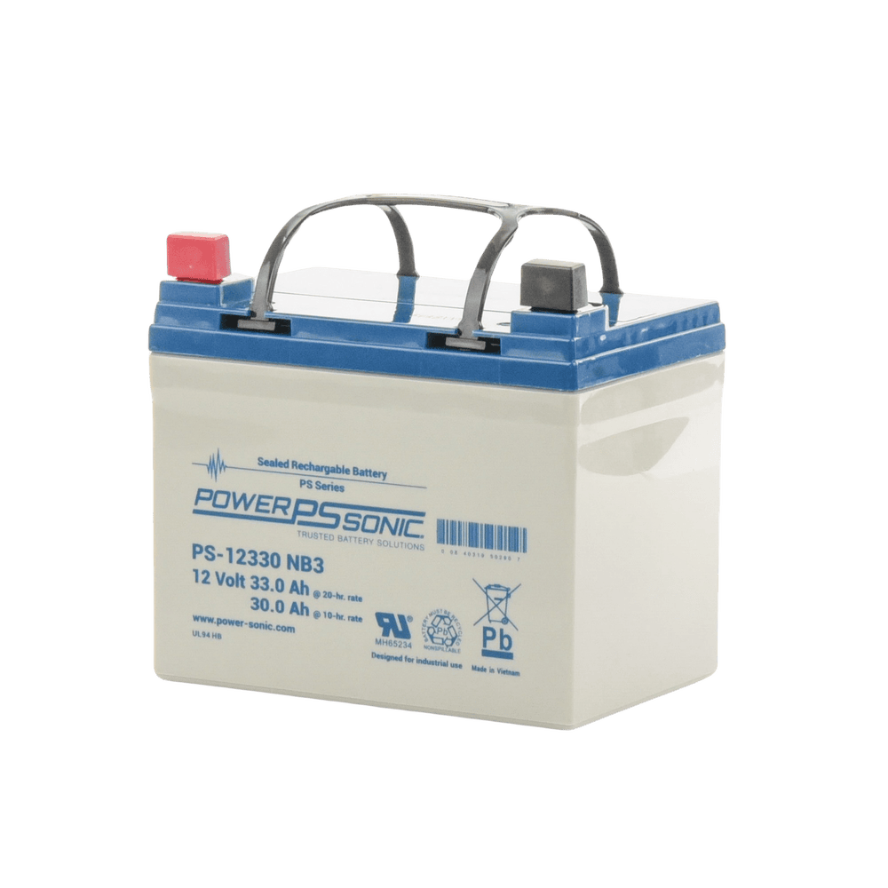 PS12330NB3-AD-2-l Batería 12V, 33AH, Para Respaldo, Tecnologías AGM/VRLA, 5 Años Vida Útil, Terminales NB3, Reconocida UL PS-12330-NB3 3