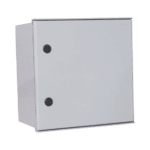 Gabinete de Poliéster IP65 Uso en Intemperie (400 x 400 x 200 mm) con Placa Trasera Interior de Plástico (Incluye Chapa y Llave). PST404020P-l