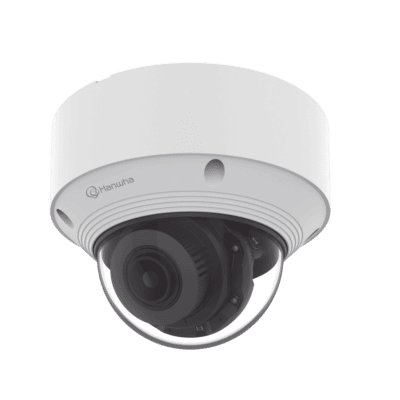 Cámara IP Tipo domo Antivandálica 8 Megapíxel / Lente Varifocal 3.2 - 10mm / IR 30M / WDR 120db / IP66 / H.265 & WiseStream / Inteligencia Artificial Deteccion de Personas y vehiculos