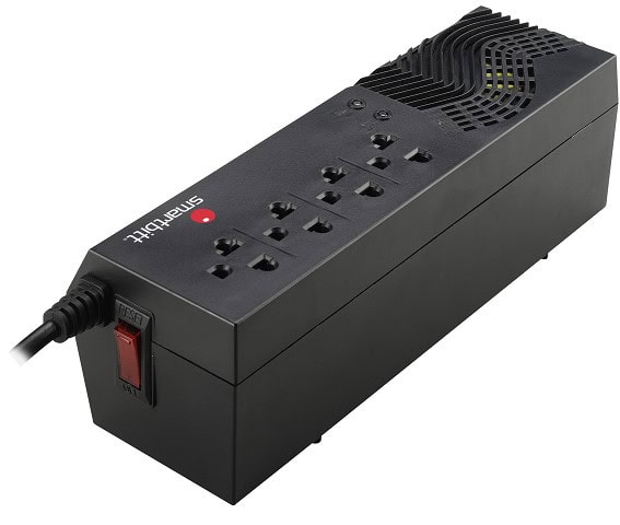 REGBIT080_1_full Regulador SMARTBITT SBAVR1200S, 4, Negro, 1200 VA, 600 W 7