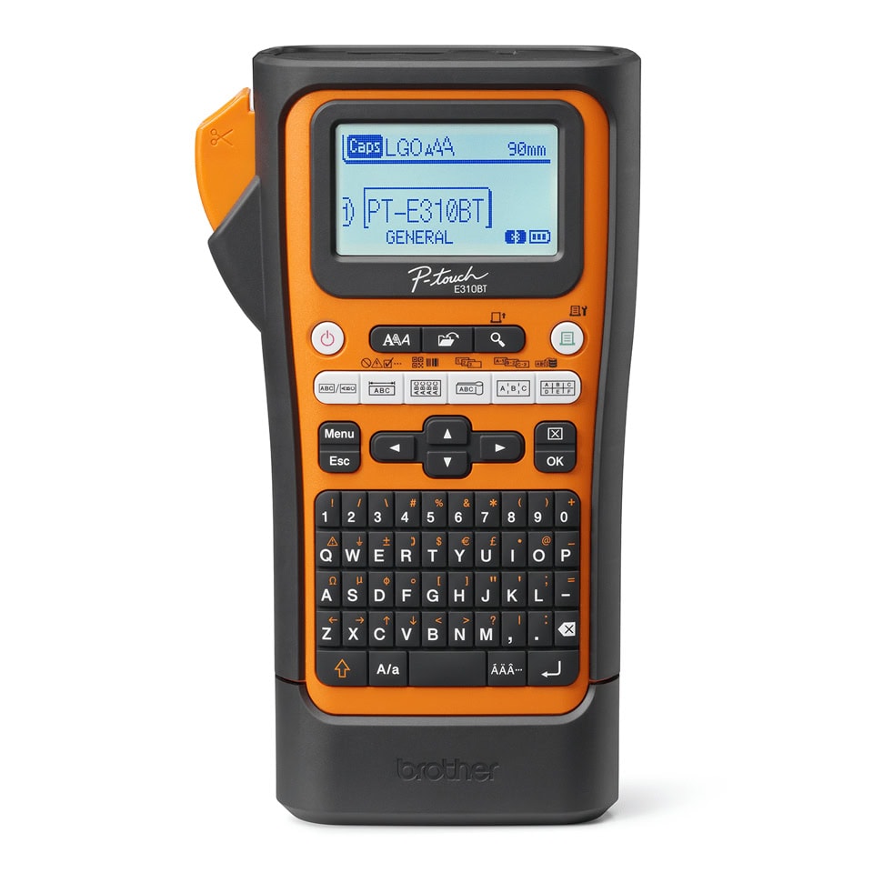 ROTBRT190_full Rotulador industrial Brother P-touch PTE310BTVP, transferencia térmica, batería recargable, maletín, imprime etiquetas laminadas de hasta 18 mm de ancho PTE310BTVP 1