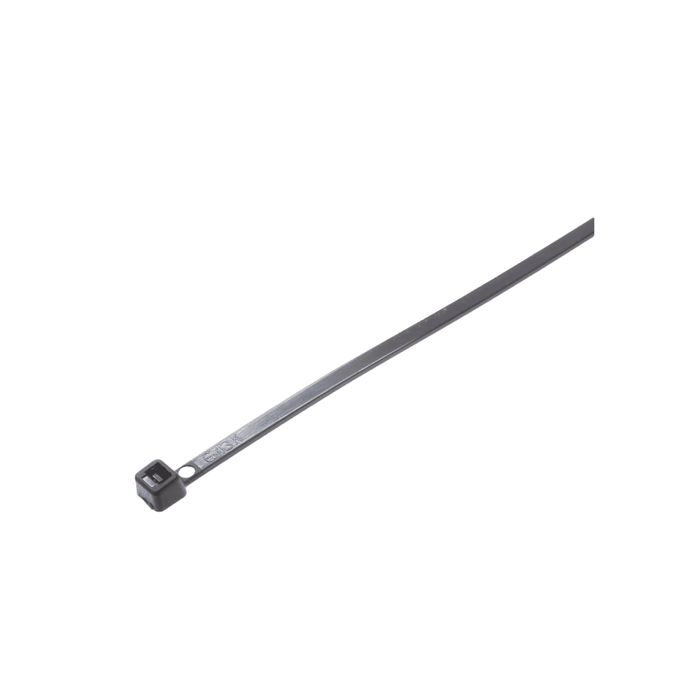S1550C0-LAT-IZQ-l Cincho STRONGHOLD, 370 mm largo x 4.8mm ancho, Tensión 50 lb (222 N) Nylon 6,6 Color Negro, Paquete de 100 Piezas S15-50-C0 3