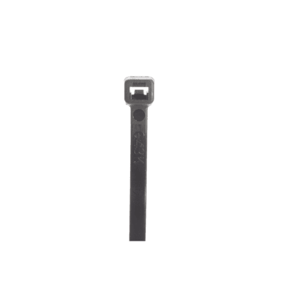 Cincho STRONGHOLD, 370 mm largo x 4.8mm ancho, Tensión 50 lb (222 N) Nylon 6,6 Color Negro, Paquete de 100 Piezas