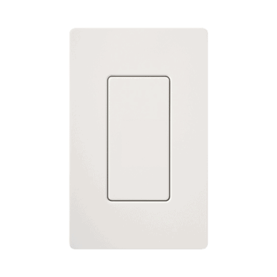 Placa ciega de pared color blanco Snow