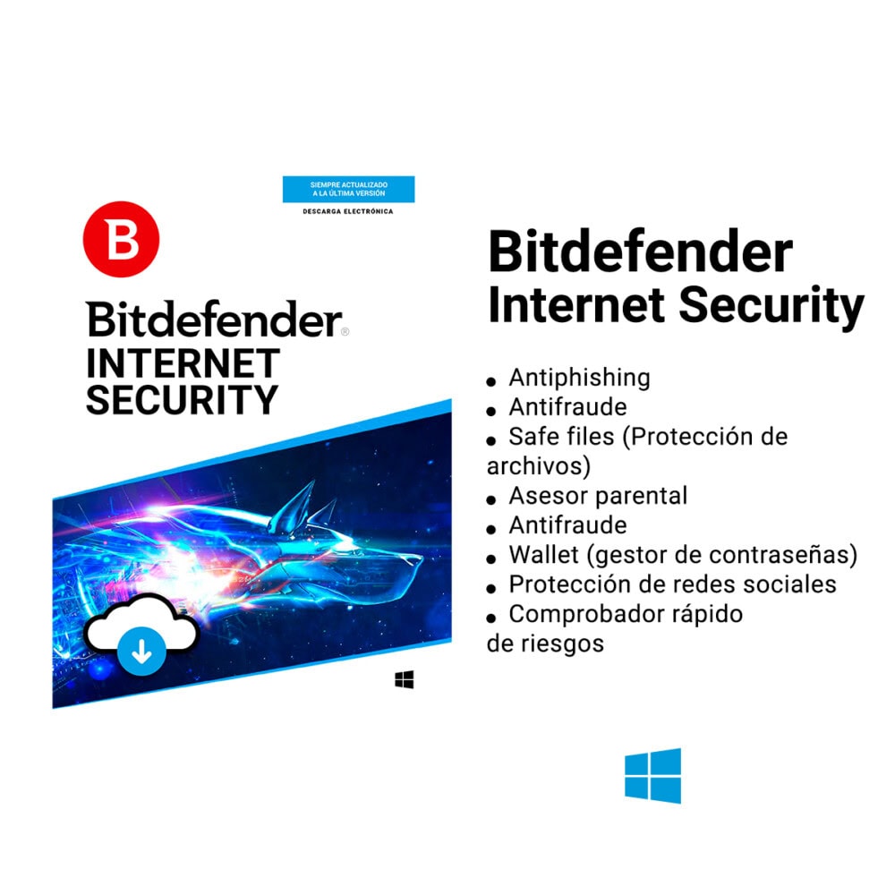 SOFBIT1390_3_full Antivirus BITDEFENDER TMBD-408, 10 licencias, 1 Año(s) 8