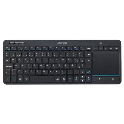 Teclado Inalámbrico Multidispositivos INSPIRE SMART TI707 Acteck Elite Series Teclado Multidispositivo Inalámbrico  2.4 MHz, 2 Modos BT Para Smart TV, Touc