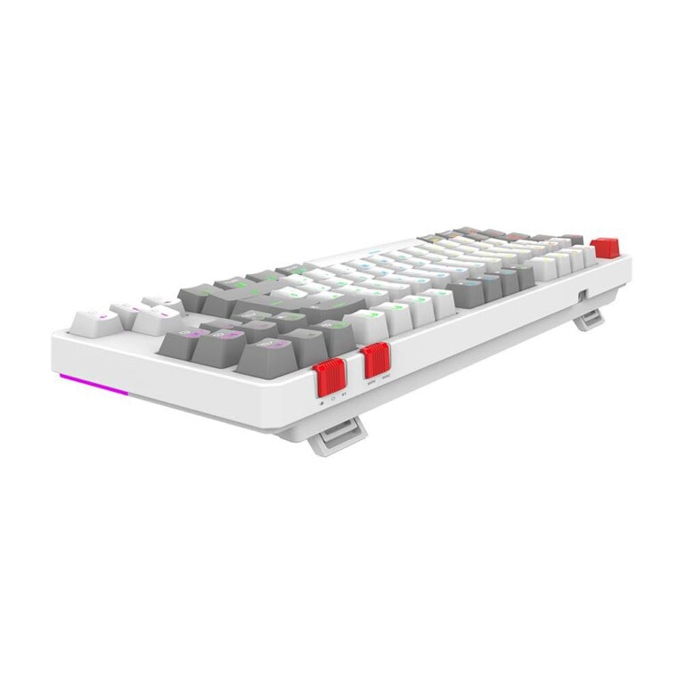 Teclado Gamer Inalámbrico LEVEL PRO GK990 Balam Rush Legend Series, Color Blanco/Gris. BR-940375 TECBLR170_1_full