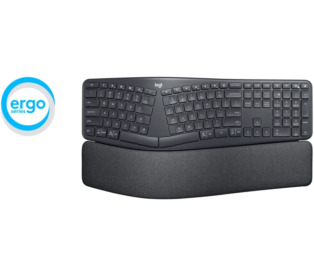 TECLOG960_5_full Teclado LOGITECH ERGO K860, Bluetooth, Negro, Inalámbrico 920-009845 6
