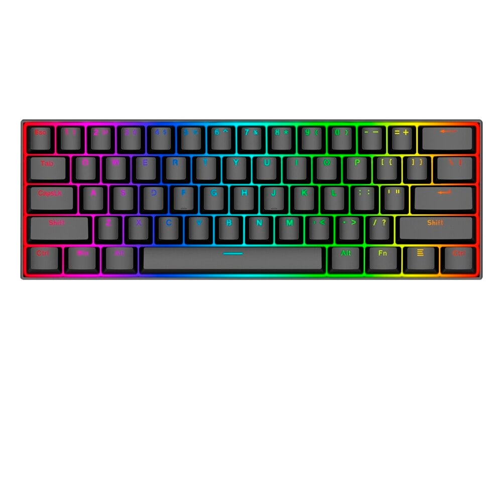 Teclado Mecánico Redragon Dragonborn, Inglés, Negro, RGB K630RGB BLUE 3