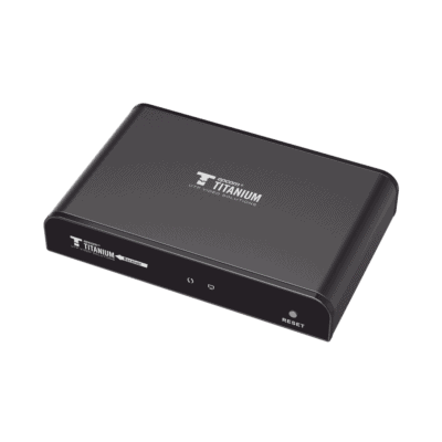 Receptor Compatible para Kits TT-383PRO4.0 / Resolución 1080P@60Hz / Cat 5e/6 / Distancia de 120 m / Control IR / Protocolo HDbitT / Compatible con Switch Gigabit .