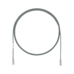 Cable de Parcheo TX6, UTP Cat6, Diámetro Reducido (28AWG), Color Gris, 1.5 Metros (4.92 Pies) UTP28SP1.5MGY-l