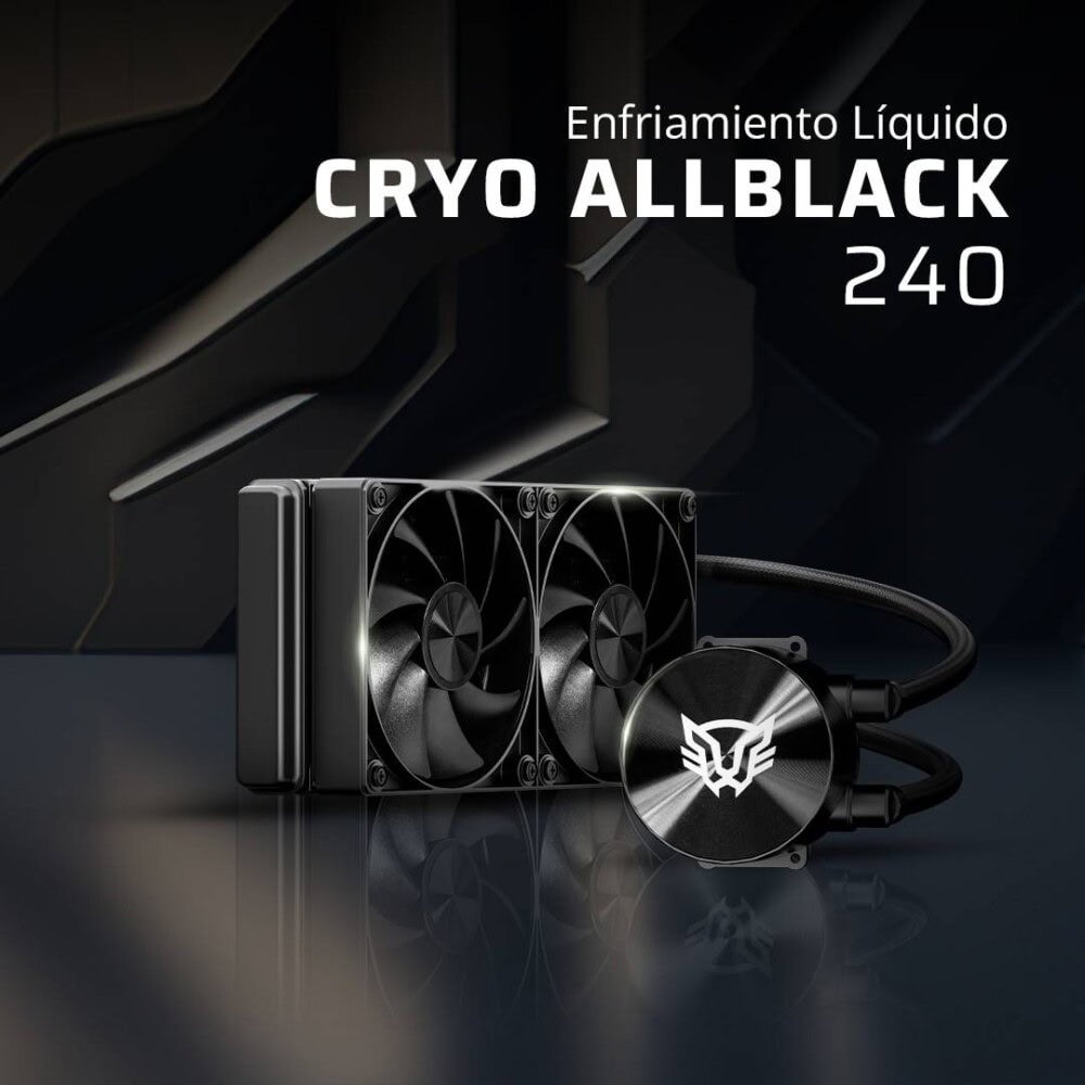 Enfriamiento Liquido BAMLAM RUSH CRYO ALLBLACK 240 Sistema de enfriamiento Liquido BR-944090 3