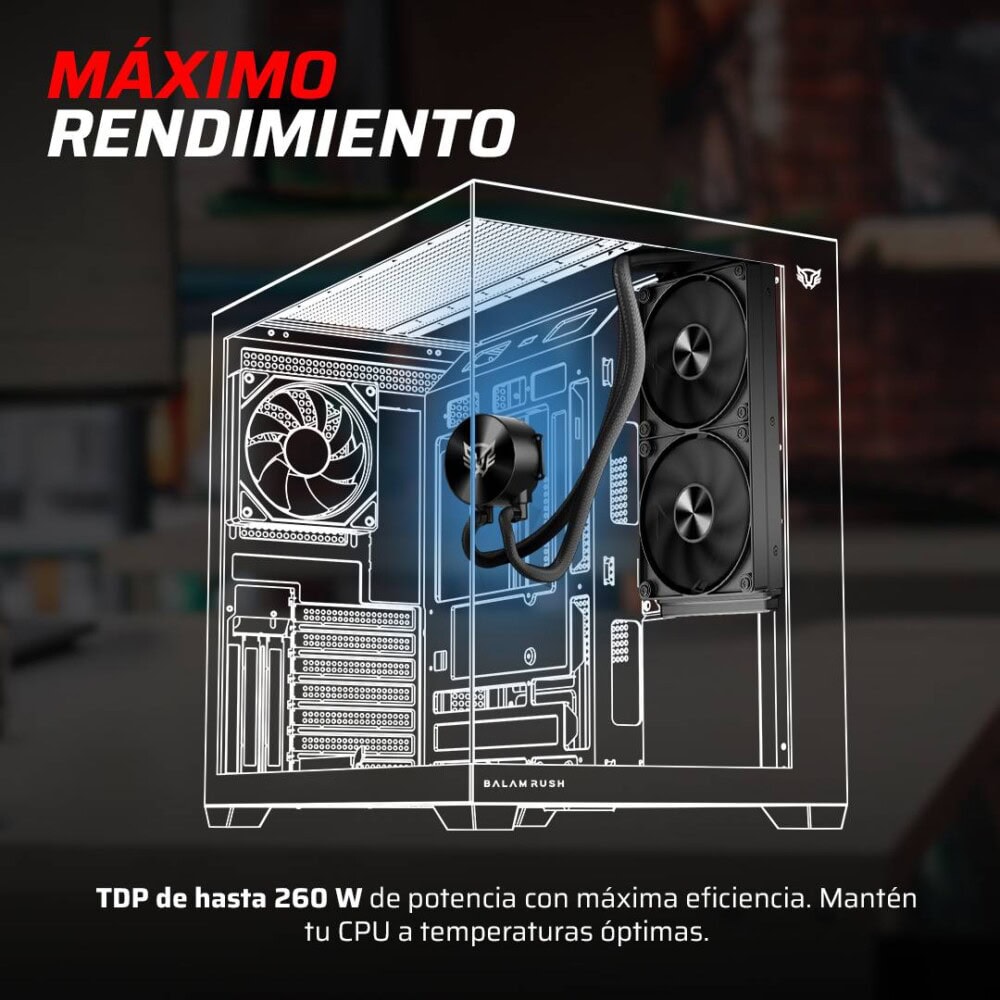 Enfriamiento Liquido BAMLAM RUSH CRYO ALLBLACK 240 Sistema de enfriamiento Liquido BR-944090 4