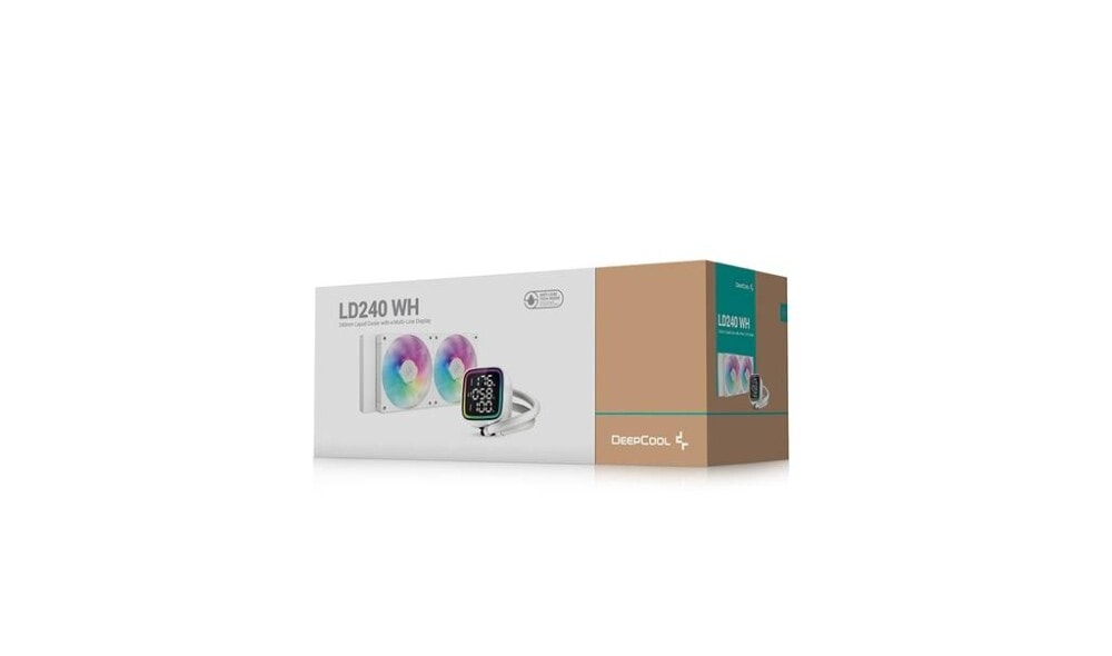 Enfriamiento Liquido Gaming DEEPCOOL LD240 WH (R-LD360-WHDMMN-G-1),ARGB, Blanco, 240mm, 2400RPM, Socket LGA 1851,1700/ AM5 R-LD240-WHDMMN-G-1 2