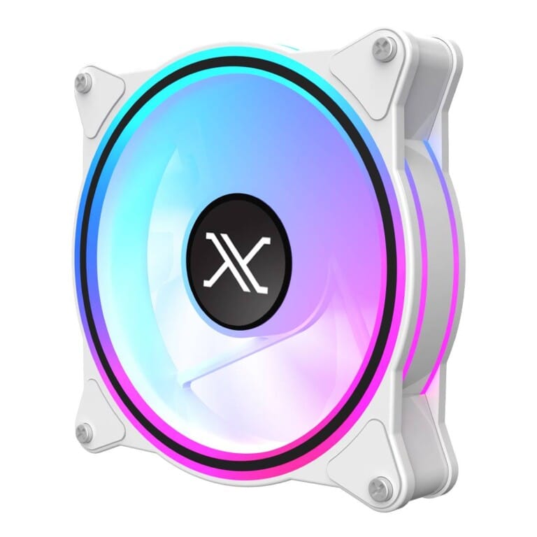 Enfriamiento Liquido Xzeal 360mm Redondo XZ414 para CPU 3 Fan x120mm Mangueras ARGB 3 pines + PWM 4 pines + Seguro para INTEL/AMD Blanco VENSTY070_2_full