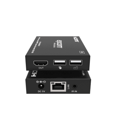 adicional_2S400-16 Extensor HDMI con KVM | Sobre IP | Transmisión hasta 150m | Cat5e/6 | HDCP 1.4 | 1080p | Control IR | Compatible con Switch 1G EPC-E5200K 3