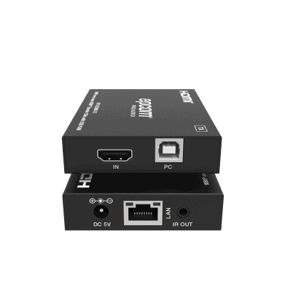 adicional_3S400-10 Extensor HDMI con KVM | Sobre IP | Transmisión hasta 150m | Cat5e/6 | HDCP 1.4 | 1080p | Control IR | Compatible con Switch 1G EPC-E5200K 4