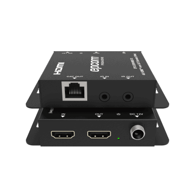 adicional_5S400 Kit Extensor HDMI | 4K30 hasta 100m | Cat6 | Transmisión sin Compresión | Soporta PoC Bidireccional | EDID y Audio 5.1CH EPC-ED9100R2 4