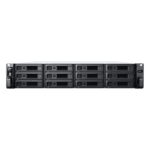 Servidor de Almacenamiento RackStation RS2423+ | 12 Bahías | 2U | Hasta 216 TB | Rendimiento 3,500/1,700 MB/s | Expansión a 432 TB | 10GbE | Fuentes de Alimentación Duales | Alta Disponibilidad. frontal_0S400-66