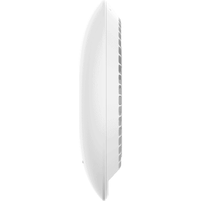 lateral_derecha_0S400-7 Punto de Acceso Wi-Fi 7 Empresarial BE21000 / Throughput 21 Gbps Inalámbrico / MU-MIMO 4x4:4 (5GHz y 6GHz) / 768 Clientes Simultáneos / Puerto 10G PoE++ y 2.5G / MLO - 4096 QAM - Multi-RU / Gestión Integrada 50 APs / BLE 5.3 / Cobertu GWN-7674 4