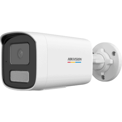 [ColorVu 3.0 + MD 3.0] Bala IP 2 Megapixel / Lente 4 mm / 50 mts IR + 50 mts Luz Blanca / Micrófono Integrado / ACUSENSE Lite / Exterior IP67 / dWDR / PoE / Micro SD