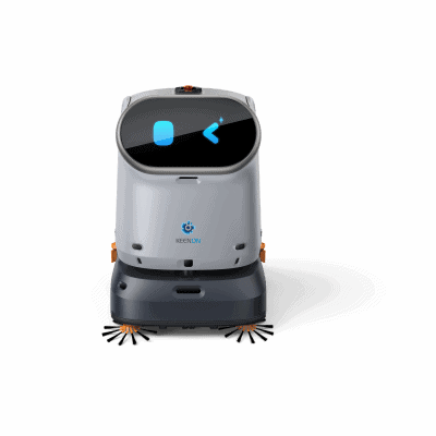 Robot de Limpieza Automático C40 / Modo de Limpieza Doble Barrido + Aspirado / Potencia de Succión 23500Pa / Tanque de Agua Limpia 16L / Tanque de Agua Sucia 14L / Batería LFP 25.6V 50Ah / Pantalla de Operación 11.6 Pulgadas /