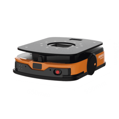 Robot Móvil Autónomo AMR / Carga 600 kg / Navegación SLAM Láser-Visual / Plataforma Elevadora Eléctrica / Batería LiFePO4 48V / Comunicación Wi-Fi