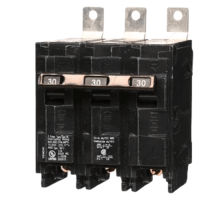 Interruptor automático atornillable tipo BL 3 polos, 30 amp.