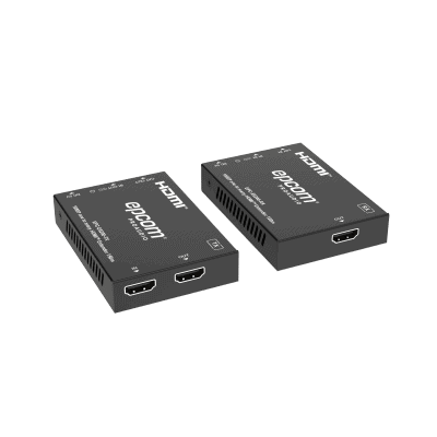 Extensor HDMI™ Sobre IP | Codificador Y Decodificador | 150m Por Cable CAT6 | Compatible Con Red Gigabit | Video Full HD | Compresión EZCast | Control IR Unidireccional