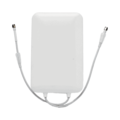 Antena Sectorial Wi-Fi de 90° para Exterior con Montaje / 2.4 y 5 GHz / Ganancia 15 dBi / Conectores RPSMA / Ideal para APs Conectorizados Unifi, Altai, TP-Link y Grandstream.