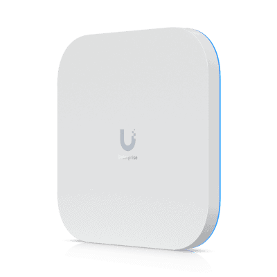 UniFi Enterprise Access Point E7, WiFi 7, 2.4/5/6GHz, 10 Cadenas Espaciales, Analizador Espectral en Tiempo Real, Hasta 1000 Dispositivos, (1) Puerto 10G RJ45 y (1) Puerto 1G RJ45 para Alta Disponibilidad de Energía y Datos