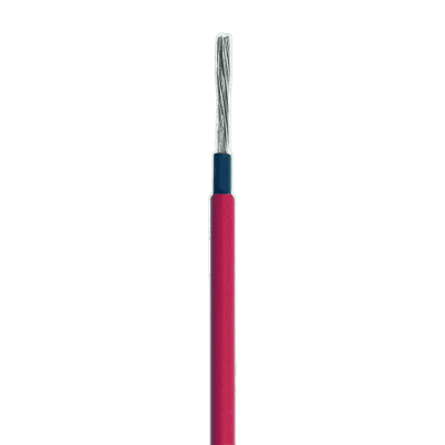 Cable Fotovoltaico Rojo/ Cobre Estañado / 4 mm² (12 AWG) / 2000V / Rollo de 25 m / / UL 4703 y TUV