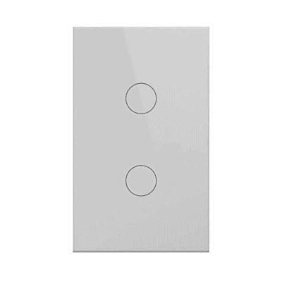 (ZigBee) Apagador switch inalámbrico ZigBee . Cable Neutro Opcional, control de 2 regresos de carga, 110V