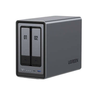 NASync DXP2800 | SO UGOS Pro |  Intel N100 12th Gen Intel® 4 Core™ | 2 Bahías SATA hasta 48TB | 2-Bahias (M.2 NVMe) hasta 16TB | 8GB DDR5 (Exp. a 16GB) | Ethernet 2.5G  | HDMI 4K | 2* USB2.0 | 1*USB 3.2Gen | 1* USB 3.2Gen2 | 1*USB-C 3.2Ge