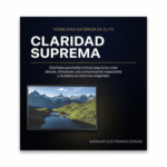 Pantalla Profesional LED 55" para Exterior con Vidrio Templado de Protección 5T, Full HD (1080p), HDMI/HDBaseT (LAN), Brillo 3500 cd/m2. Compatible VESA 5_4S400