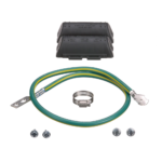 KIT de Tierra Física de Cable Blindado 6 AWG. Color Verde / Amarillo con Terminación en Extremos. ACG24K-AD-1-l
