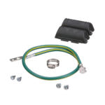 KIT de Tierra Física de Cable Blindado 6 AWG. Color Verde / Amarillo con Terminación en Extremos. ACG24K-AD-2-l