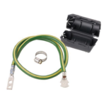 KIT de Tierra Física de Cable Blindado 6 AWG. Color Verde / Amarillo con Terminación en Extremos. ACG24K-l