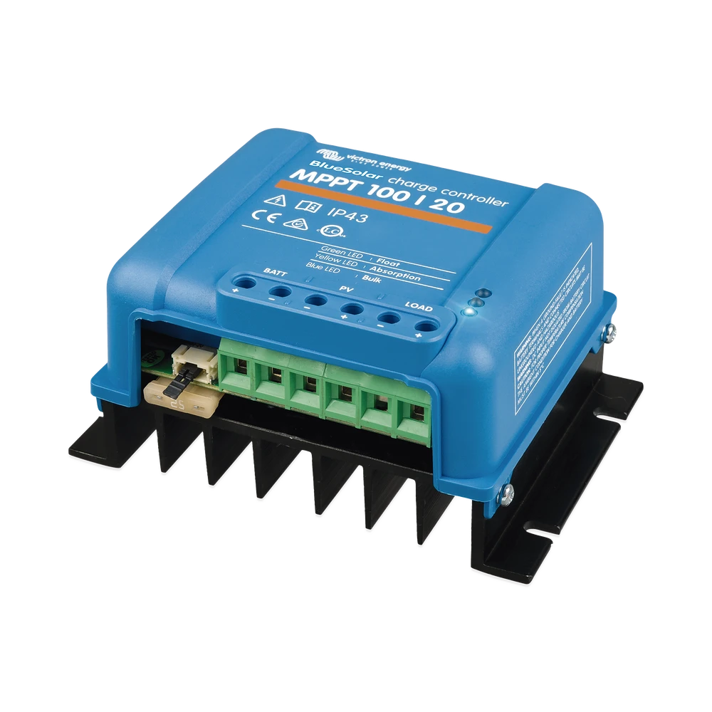 BSMPPT100_20-AD-1-l BlueSolar MPPT 100/20. Controlador Solar MPPT 20A, Voltaje Selección Automática: 12/24/48 Vcc. BSMPPT100/20 2