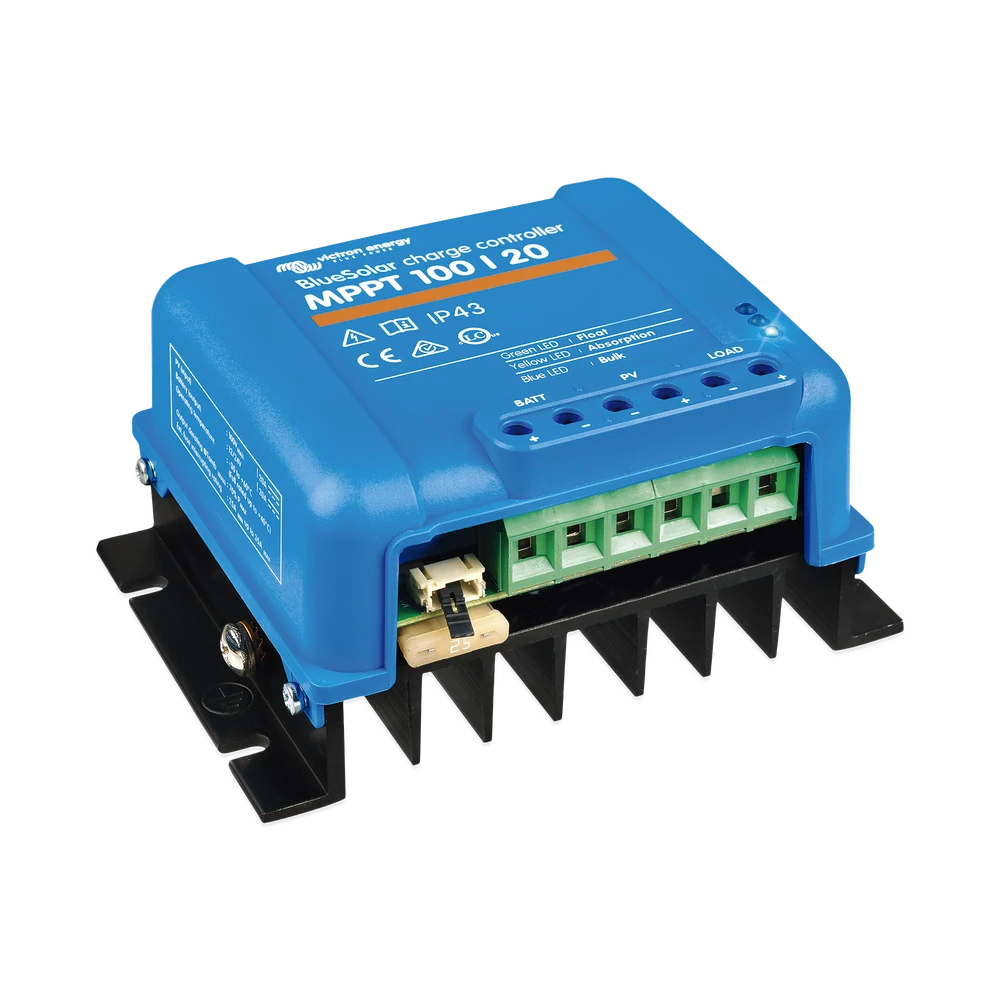 BSMPPT100_20-AD-2-l BlueSolar MPPT 100/20. Controlador Solar MPPT 20A, Voltaje Selección Automática: 12/24/48 Vcc. BSMPPT100/20 3