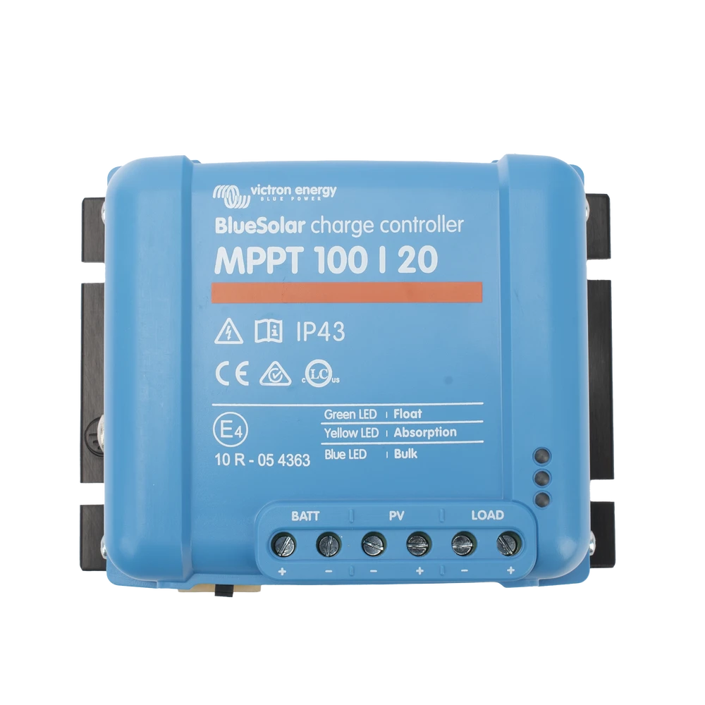BSMPPT100_20-AD-5-l BlueSolar MPPT 100/20. Controlador Solar MPPT 20A, Voltaje Selección Automática: 12/24/48 Vcc. BSMPPT100/20 6