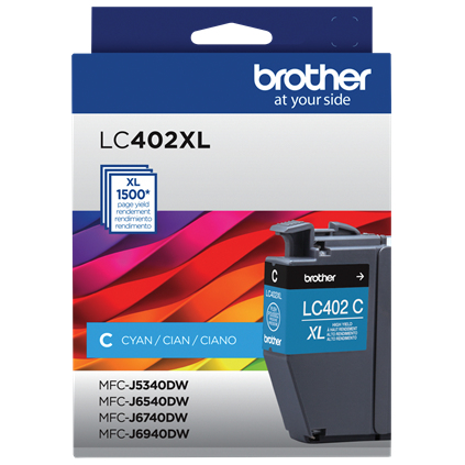CARBRT4130_1_full Cartucho de tinta Brother LC402XLC cyan LC402XLC 2