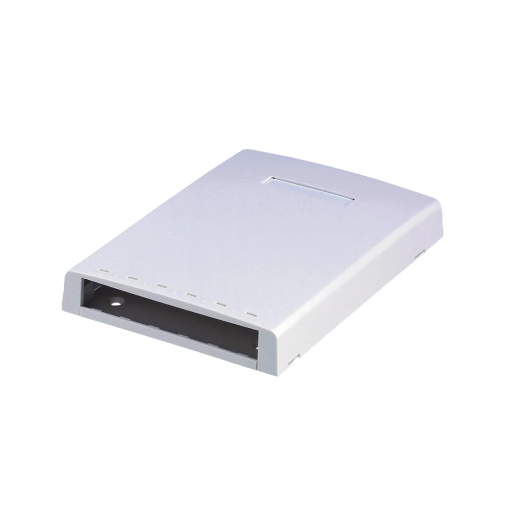CBXF6WHAY-l Caja de Montaje en Superficie, con Accesorio para Resguardo de Fibra Óptica, para 6 Módulos Mini-Com, Color Blanco CBXF6WH-AY 1