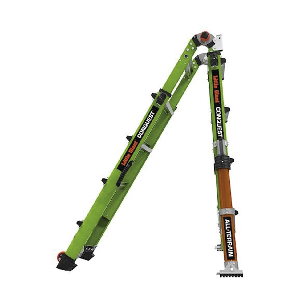 CONQUEST2.0-AD-1-l Escalera Multi-Posiciones de 6.7 m (22') para Suelos Inclinados o con Desniveles. CONQUEST2.0 2