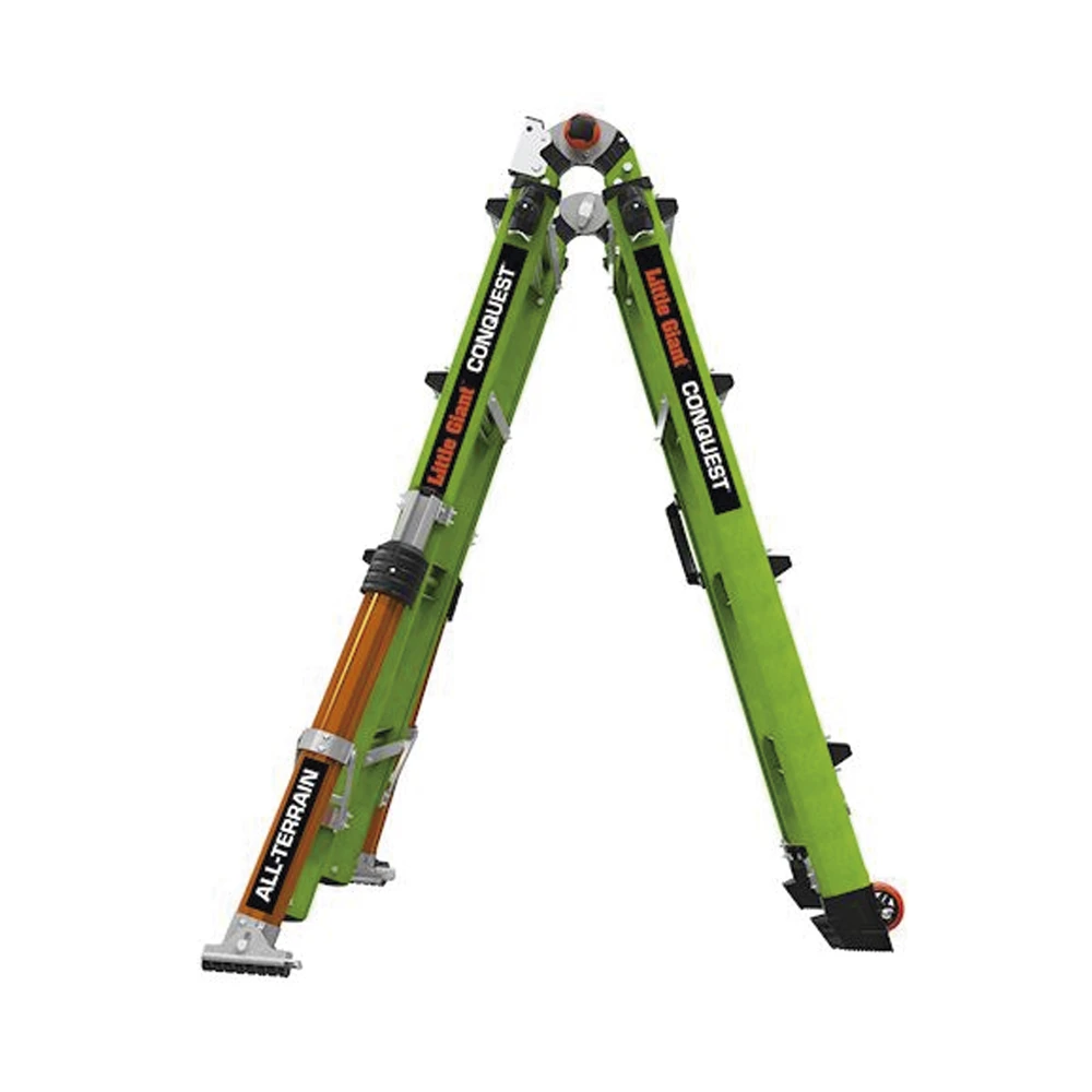CONQUEST2.0-AD-4-l Escalera Multi-Posiciones de 6.7 m (22') para Suelos Inclinados o con Desniveles. CONQUEST2.0 5