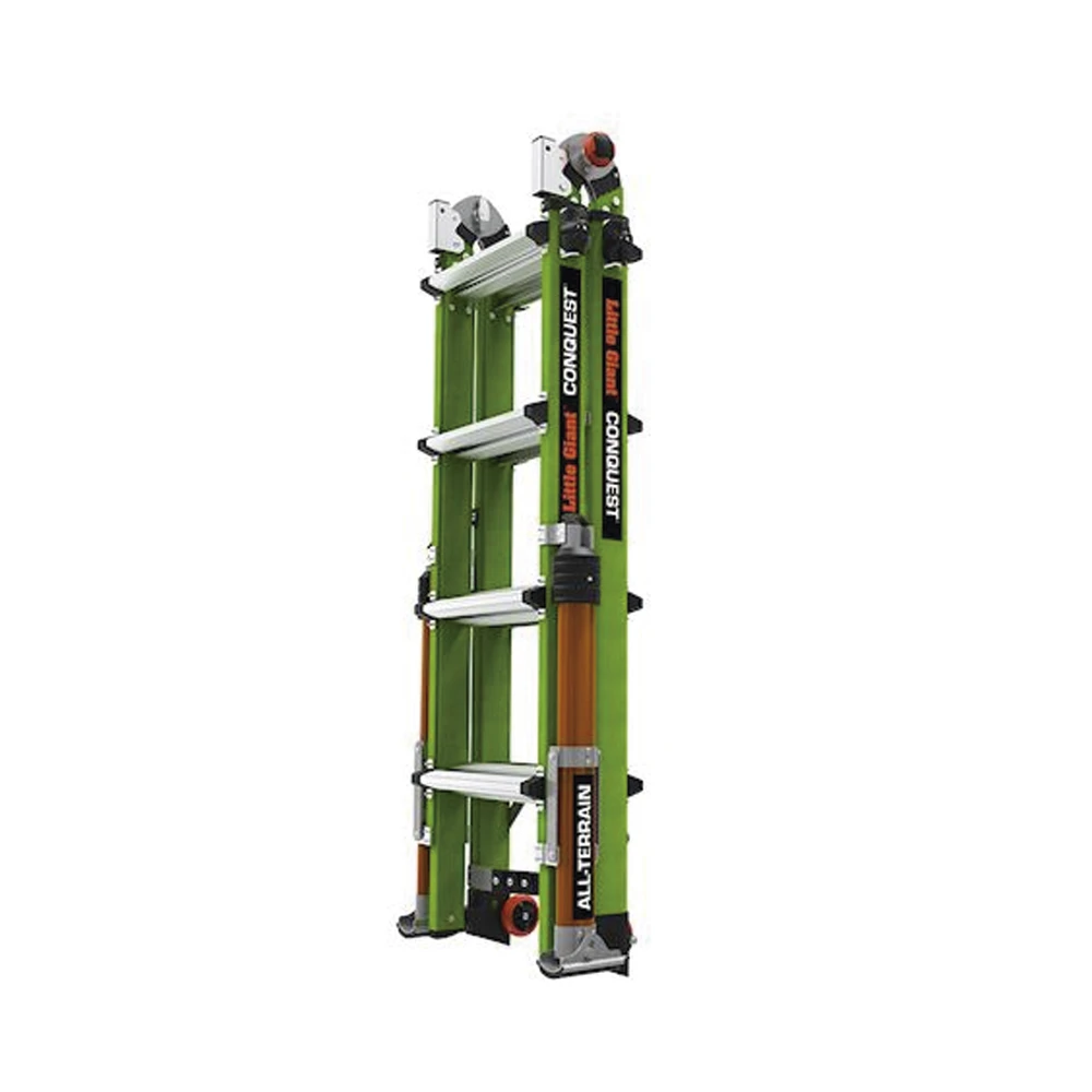 CONQUEST2.0-AD-8-l Escalera Multi-Posiciones de 6.7 m (22') para Suelos Inclinados o con Desniveles. CONQUEST2.0 9