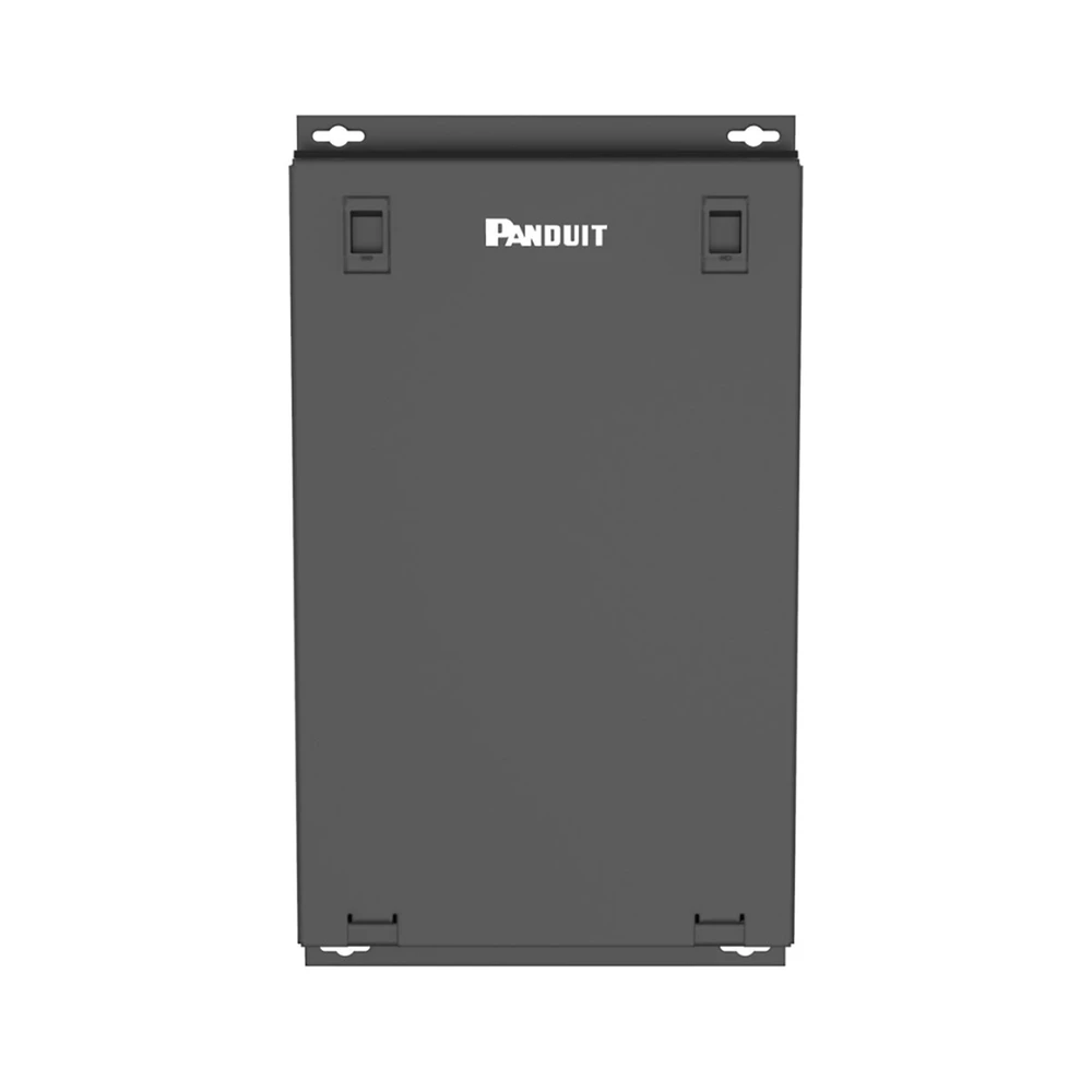 CPB24BL-AD-1-l Punto de Consolidación Para 24 Puertos, Con Espacio Para 1 UR, Instalación en Piso, Pared o Techo, Fabricado en Acero, Color Negro CPB24BL 2