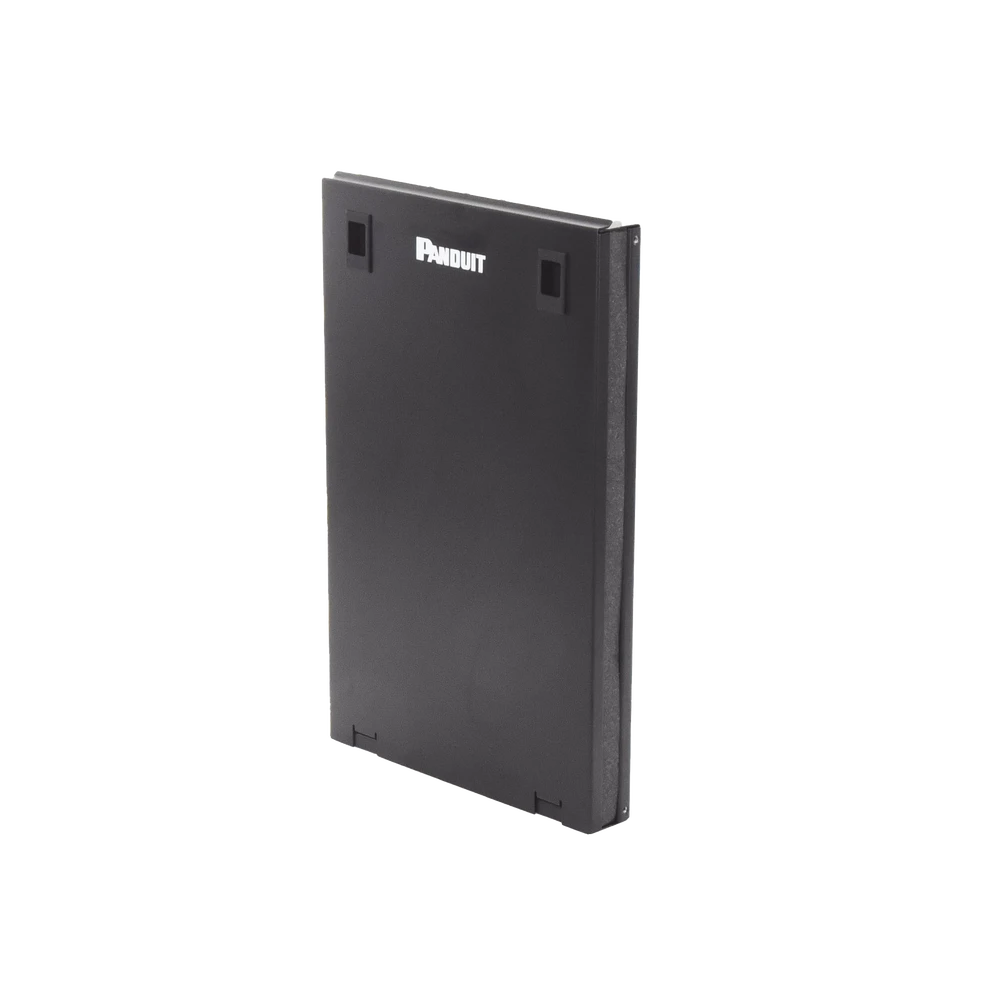 CPB24BL-AD-5-l Punto de Consolidación Para 24 Puertos, Con Espacio Para 1 UR, Instalación en Piso, Pared o Techo, Fabricado en Acero, Color Negro CPB24BL 6