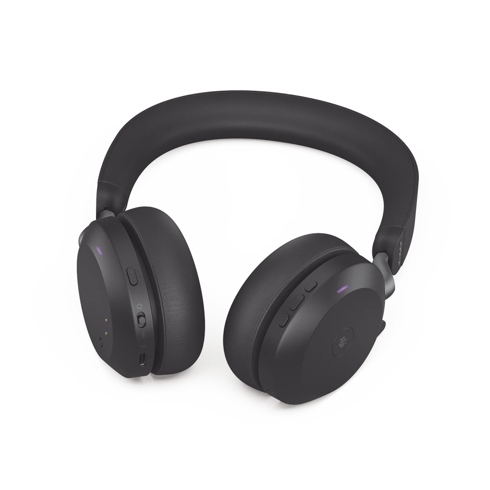 EVOLVE275MSBKA-AD-1-l Jabra Evolve2 75, Auricular stereo versión MS con cancelación de ruido activa, dongle USB-A indicador de ocupado (Busylight)(27599-999-999) EVOLVE275MSBKA 2