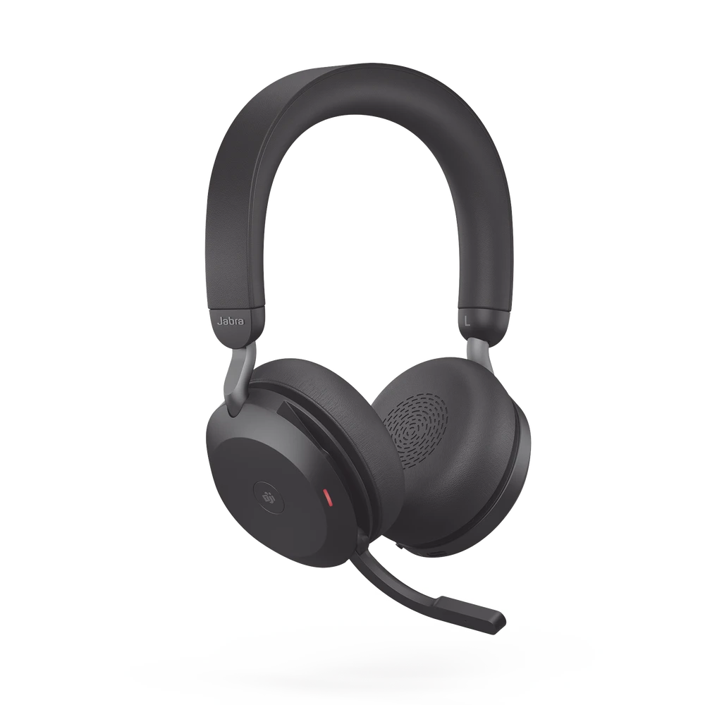 EVOLVE275MSBKA-l Jabra Evolve2 75, Auricular stereo versión MS con cancelación de ruido activa, dongle USB-A indicador de ocupado (Busylight)(27599-999-999) EVOLVE275MSBKA 1